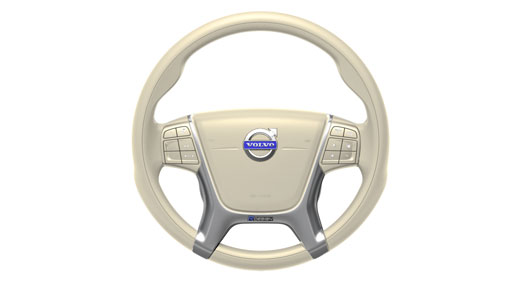 Steering wheel, sport, leather, Soft beige