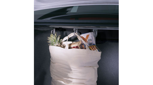 Bag holder, luggage compartment