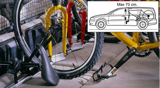 Bicycle holder, load compartment