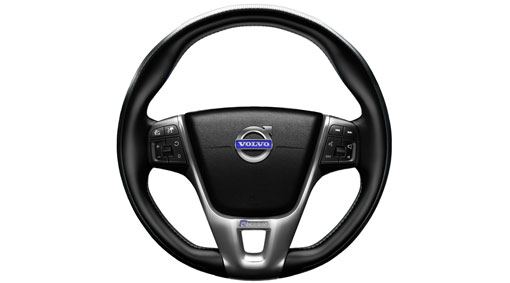 Leather sports steering wheel