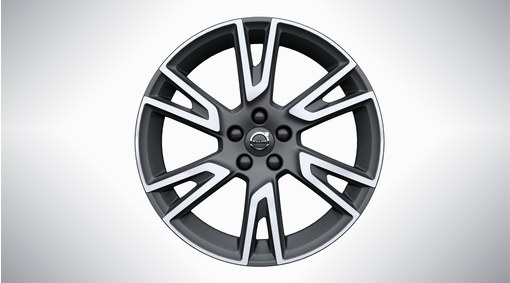 Complete wheels, winter 19" 6-Double Spoke Matte Tech Black Diamond Cut - 151