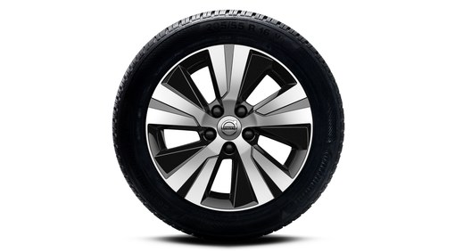 Complete wheels, winter 16" 5-Spoke Black Diamond Cut - 1072