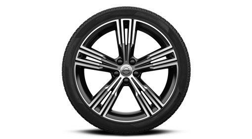 Complete wheels, winter 19" 5-Multi Spoke Black Diamond Cut - 1041