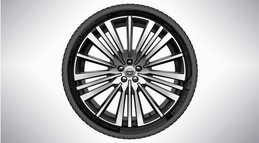 Комплект колес, 22" 20-Spoke Black Diamond Cut