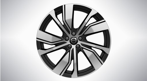 Complete wheels, winter 20" 5-Double Spoke Black Diamond Cut