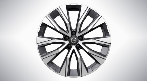 Complete wheels, winter 19" 5-V Spoke Black Diamond Cut - 1265