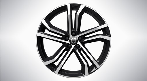 Complete wheels, winter 20" 5-Double Spoke Black Diamond Cut - 1137