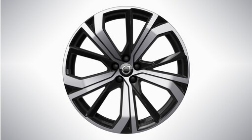Complete wheels, winter 21" 5-Double Spoke Black Diamond Cut - 1187