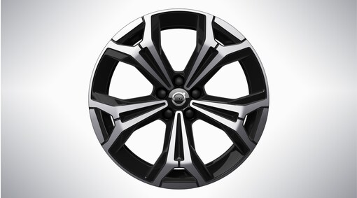 Complete wheels, winter 19" 5-Y Spoke Black Diamond Cut - 1184