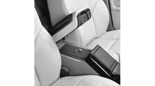 Anti-theft protection storage compartment