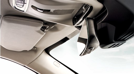HomeLink®, Specchio retrovisore interno con antiabbagliamento automatico e bussola
