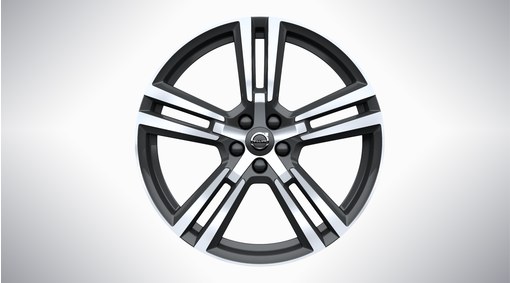Complete wheels, 20" 5-Double Spoke Tech Black Diamond Cut - C1011