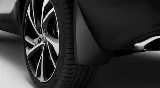 Auto-Kotflügel Front Hinterrad Gummi-Spritzschutz mit Schraube Molded Vollschutz Dekorations ZubehöR 4 X Schmutzfänger für Volvo XC40 XC-40 2017 2018 2019