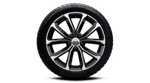 Комплект колес, зимний 17" 5-V Spoke Black Diamond Cut - 1036
