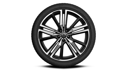 Complete wheels, winter 20" 5-Triple Spoke Matt Black Diamond Cut - 1052