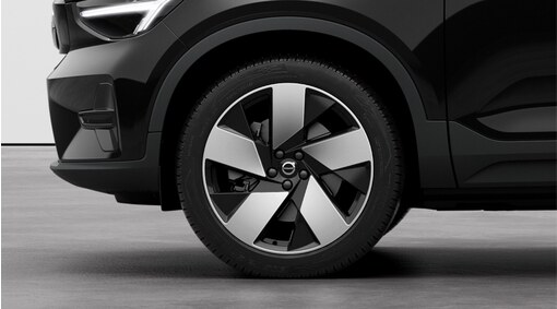 VOLVO Black top GREY Car Valve Alloy wheel dust Caps All models 
