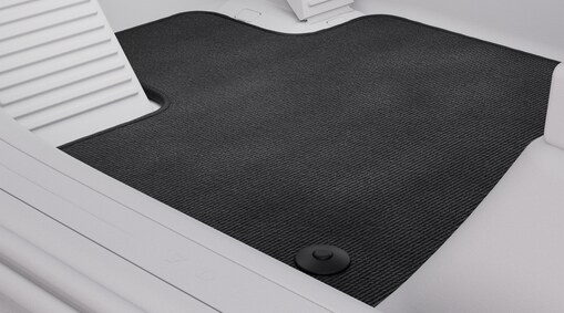 Textile interior cabin floor mats
