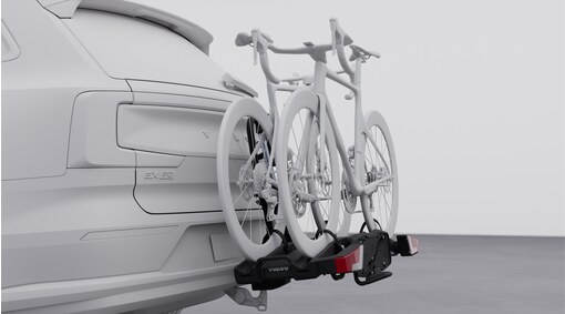 Klappbarer Fahrradträger für Anhängerzugvorrichtung, 2 Fahrräder - FIX4BIKE®