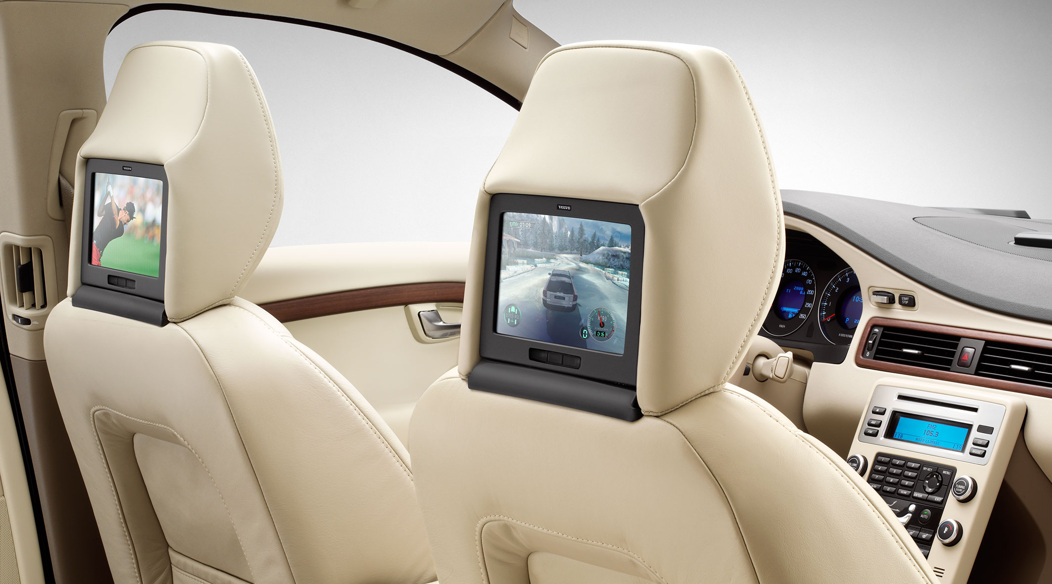 Multimedia system, RSE, two screens, with one player - V70 2008 - Volvo  Cars Accessories